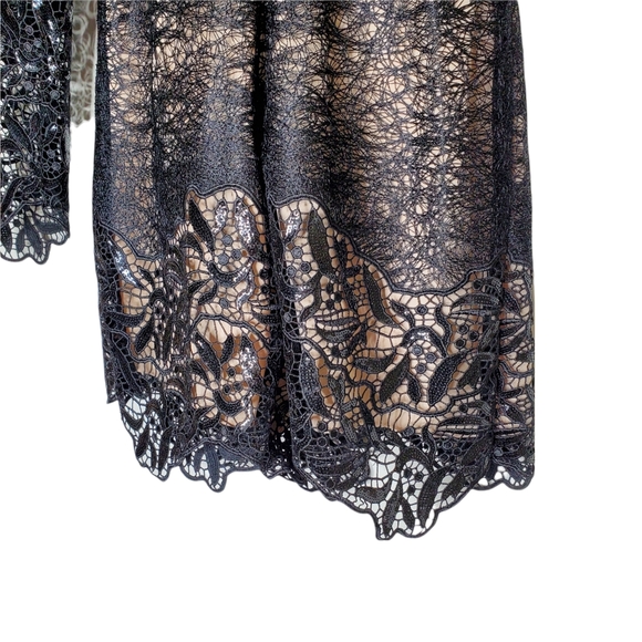 ALEXIS 'Izu' Romper Black Long Sleeve Sequence Lace Romper Size Medium NWT - Picture 12 of 16